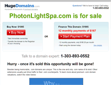 Tablet Screenshot of photonlightspa.com